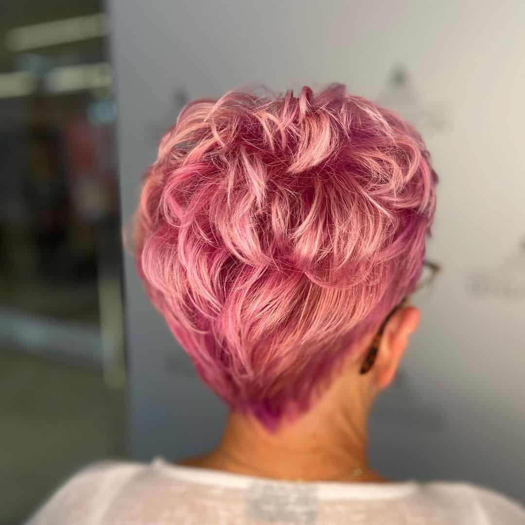 soo cute pink hair
